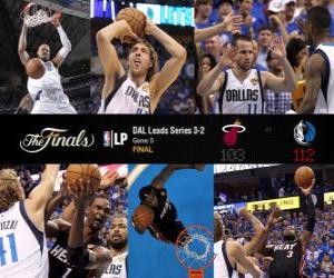 NBA Finals 2011, Game 5, Miami Heat 103 - Dallas Mavericks 112 puzzle