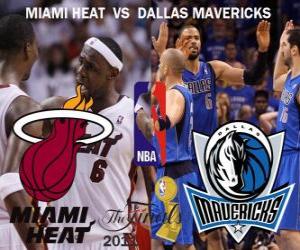 NBA Finals 2011 - Miami Heat vs Dallas Mavericks puzzle