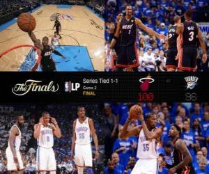 NBA Finals 2012, Game 2, Miami Heat 100 - Oklahoma City Thunder 96 puzzle