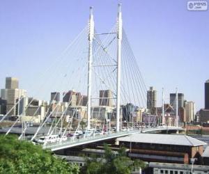 Nelson Mandela bridge, Johannesburg, South Africa puzzle