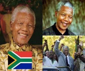 Nelson Mandela in his country known as Madiba, was the first democratically elected South African president by universal suffrage. puzzle