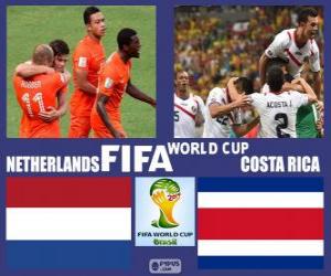 Netherlands - Costa Rica, quarter-finals, Brazil 2014 puzzle