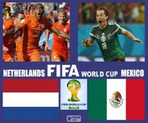 Netherlands - Mexico, Eighth finals, Brazil 2014 puzzle