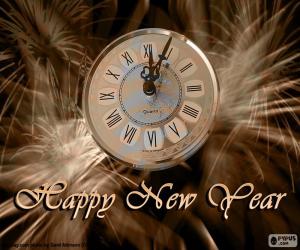 New year clock puzzle