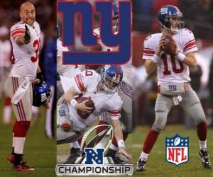 New York Giants NFC Champion 2011 puzzle