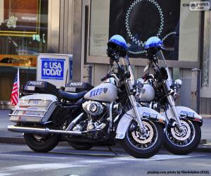 New York Police Motorcycles puzzle