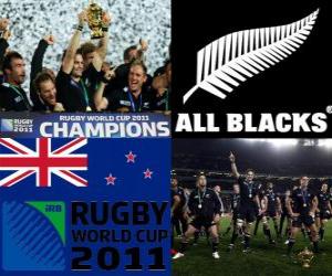 New Zealand rugby world champion. Rugby World Cup 2011 puzzle