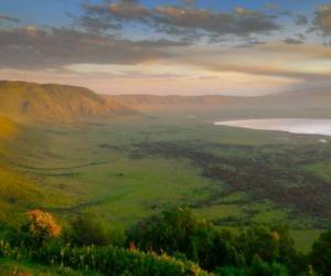 Ngorongoro Crater, Ngorongoro Conservation Area, Tanzania puzzle