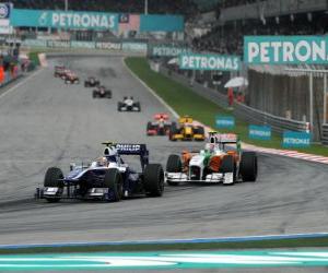 Nico Hülkenberg - Williams - Sepang 2010 puzzle