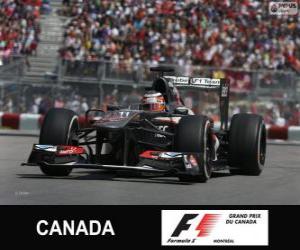Nico Hülkenberg - Sauber - Circuit Gilles Villeneuve, Montreal, 2013 puzzle