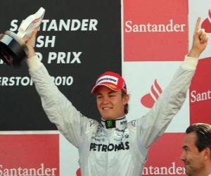 Nico Rosberg - Mercedes GP - Silverstone 2010 (Ranked 3rd) puzzle