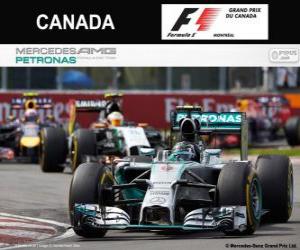 Nico Rosberg - Mercedes - Grand Prix of Canada 2014, 2º classified puzzle