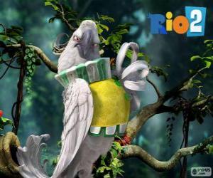 Nigel in the film Rio 2 puzzle