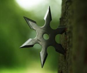 Ninja star - shuriken- puzzle