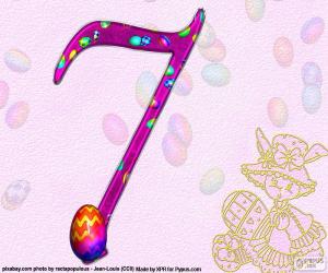 Number seven of Easter puzzle