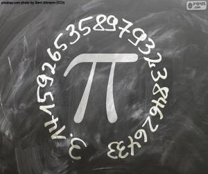 Number π (pi) puzzle