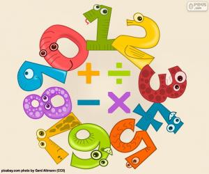 Numbers and symbols puzzle