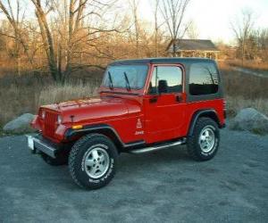 Off-road vehicle - Jeep puzzle