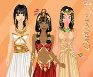 Oh My Dollz Egyptian puzzle