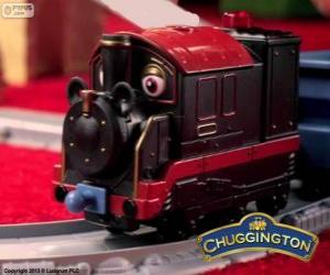 Old Pete, the steam locomotive is the oldest chugger in Chuggington puzzle