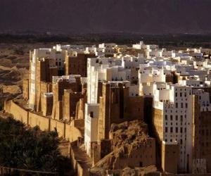Old Walled City of Shibam, Yemen. puzzle