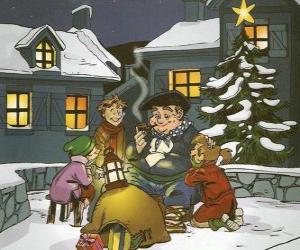 Olentzero is a character who brings presents on Christmas day in the Basque Country and Navarra puzzle