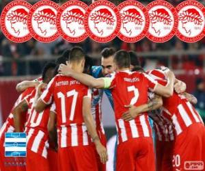 Olympiacos FC champion 2013-2014 puzzle