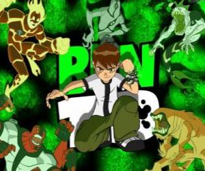 Omnitrix aliens, Ben 10 puzzle