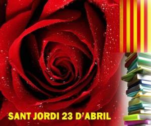 On 23 April, St George's Day is celebrated in Catalonia the Festival of the Book and the Rose puzzle