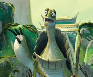Oogway ancient warrior become spiritual leader has dedicated his life to protecting children and vulnerable beings. puzzle