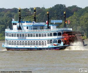 Paddle steamer puzzle