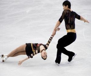 Pair skating is a discipline of the figure skating puzzle