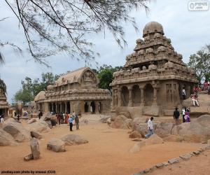 Pancha Rathas, India puzzle