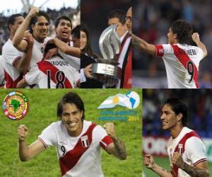 Paolo Guerrero top scorer in Copa America 2011 puzzle