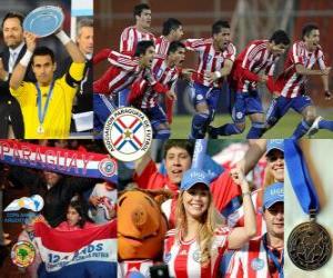 Paraguay, 2 nd place 2011 Copa America puzzle