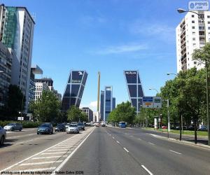 Paseo de la Castellana, Madrid puzzle