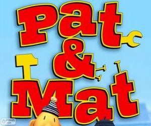 Pat and Mat Logo puzzle