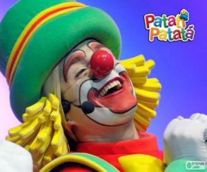 Patatá, one of the clowns from Patatí Patatá puzzle