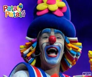 Patatí, one of the clowns from Patatí Patatá puzzle