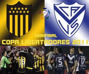 Peñarol Montevideo - Velez Sarsfield. Semifinal Copa Libertadores 2011 puzzle