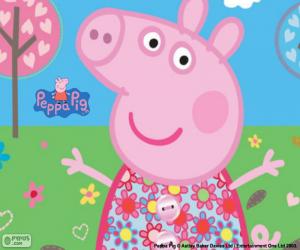 Peppa Pig flower dress puzzle