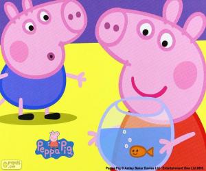 Peppa Pig mascot puzzle