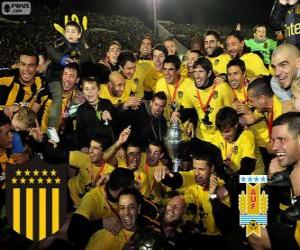 Peñarol of Montevideo, Champion First Division of football 2012-2013, Uruguay puzzle