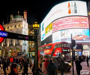 Piccadilly Circus, London puzzle