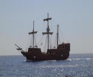 Pirate ship puzzle