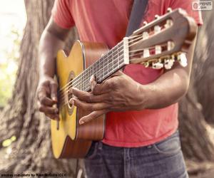 Playing the guitar puzzle