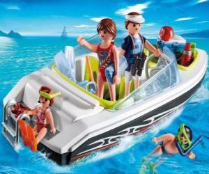 Playmobil Motorboat puzzle