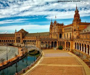 Plaza of Spain, Seville, Spain puzzle