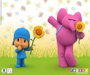 Pocoyo and Elly the Elephant puzzle