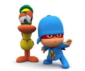 Pocoyo with Pato puzzle